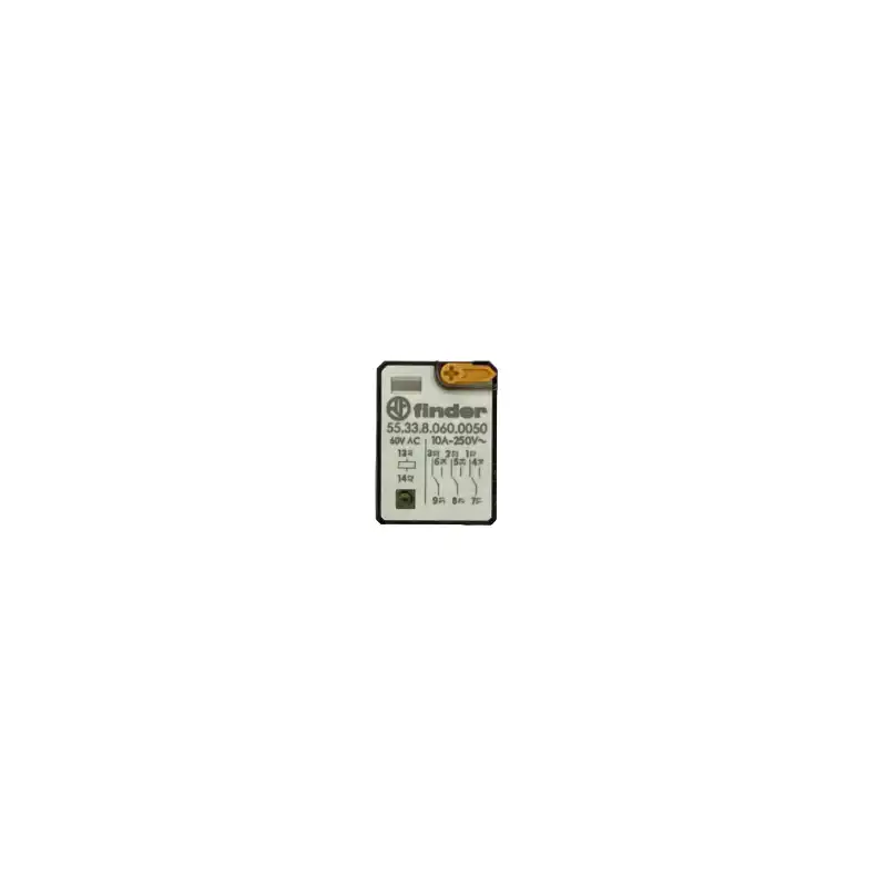 Finder 55.33.8.060.0050 60V AC – Relej opšte namene 7-10A