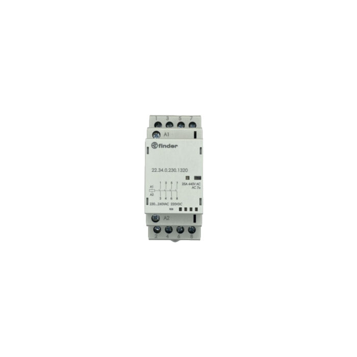22-34-230-1320-(1) Instalacioni kontaktor Finder 22.34.0.230.1320 - Slika 1