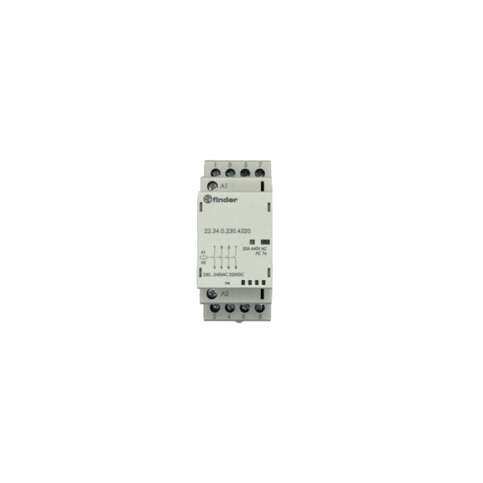 22-34-230-4320-(1) Instalacioni kontaktor Finder 22.34.0.230.4320 - Slika 1