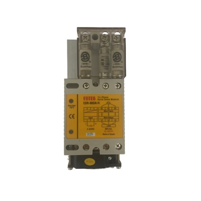 FOTEK-POWER-REGULATOR-ESR-80DA-FAN-FUSE Fotek ESR-80DA trofazni solid state modul (ssr) - Slika 1